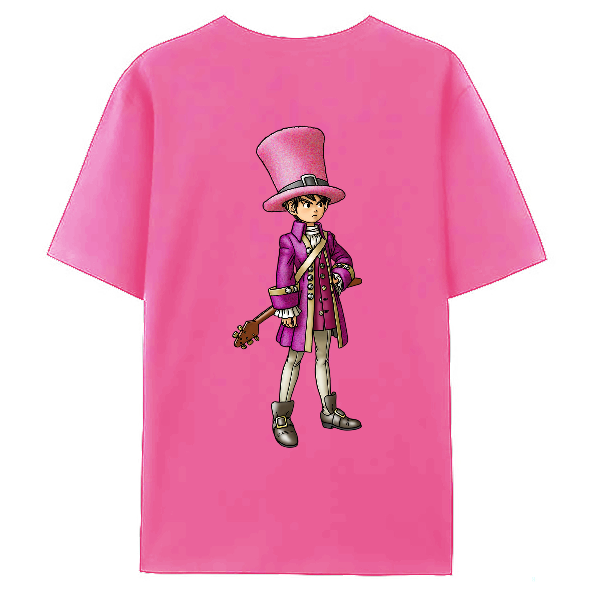 （画像用） ドラゴンクエスト Doragon Kuesuto Dragon Quest レディース半袖Tシャツ(バックプリント)